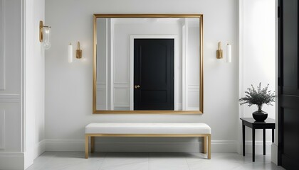 Photo interior modern design room 3d illustration