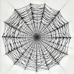 Obraz premium spider on web, generative ai