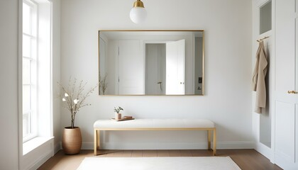 Photo interior modern design room 3d illustration