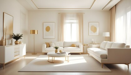 Photo interior modern design room 3d illustration