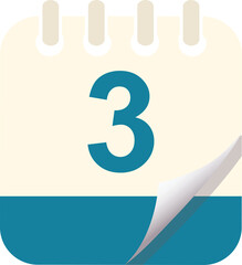 Calendar icon date time wall business  element isolated illustration vector