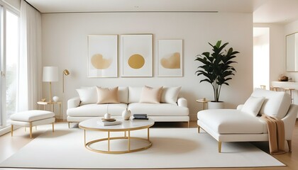 Photo interior modern design room 3d illustration