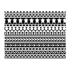 Polynesian tattoo tribal band design. Samoan tattoo tribal ornament border.
 Decorative seamless pattern.