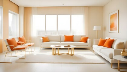 Fototapeta premium Photo interior modern design room 3d illustration