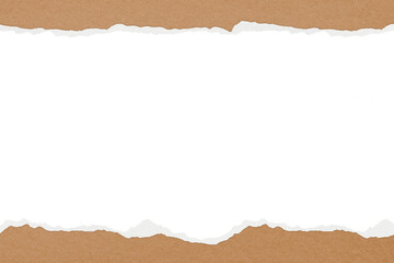 Blue ripped png paper border frame, transparent background