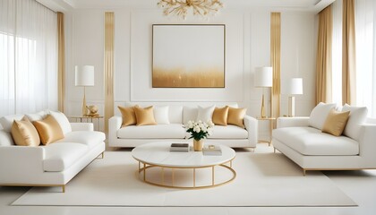 Photo interior modern design room 3d illustration