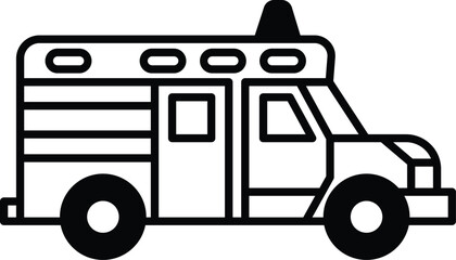 ambulance with a heart on the side