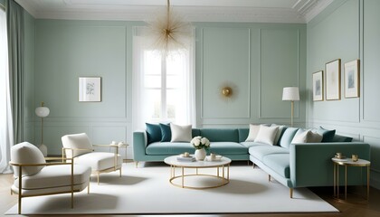 Photo interior modern design room 3d illustration