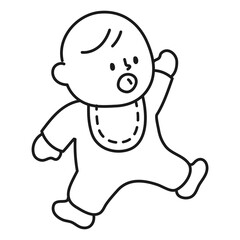 Baby png sticker, infant, transparent background