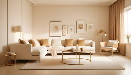 Photo interior modern design room 3d illustration