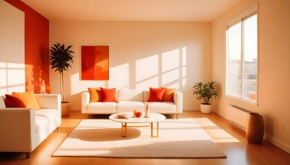 Photo interior modern design room 3d illustration
