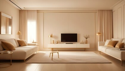 Photo interior modern design room 3d illustration