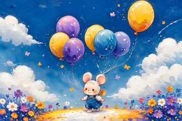 easter bunny and eggs