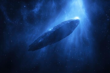 Fototapeta premium A Cosmic Object in the Vast Expanse of Space