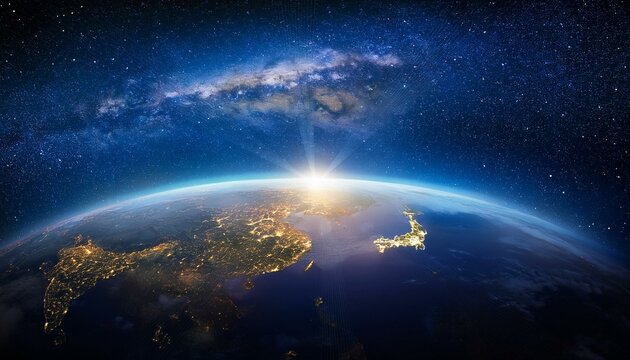 宇宙から見た地球