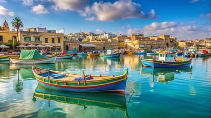 Obraz premium boats in the harbor