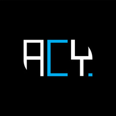 ACY logo design, ACY simple and modern logo.
 ACY luxurious alphabet design