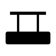 Bakery Sign glyph icon