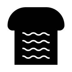 Bread Slice glyph icon