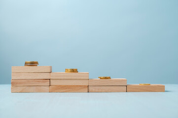 Conceptual image of financial growth and succes