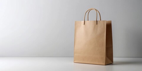 Paper shopping bag mock-up for branding and packaging design showcase, mockup, retail, shopping, paper bag, branding
