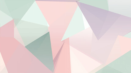 Fototapeta premium Pastel Geometric Abstract With Light Airy Layers And Soft Color Transitions