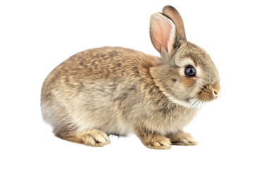 Obraz premium Rabbit on white background.png