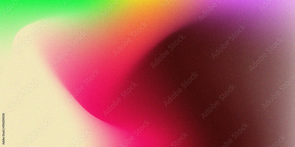 Aufkleber vibrant abstract gradient design – dynamic multicolor blend for modern art, digital backgrounds, and