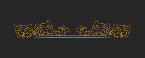 Decorative vintage frames, borders. Retro ornamental frame vector