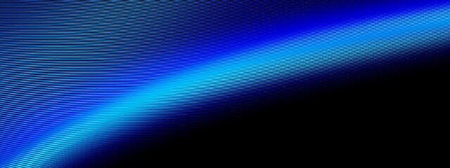 Fototapeta premium beautiful abstract wave technology black background with blue light digital effect corporate concept