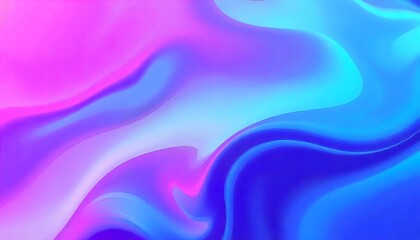 Fototapeta premium Colorful abstract Holographic background. fluid shapes in shades of pink, purple, and blue, liquid metal, foil, wavy with shiny texture. purple and blue holo fluid shapes colorful background
