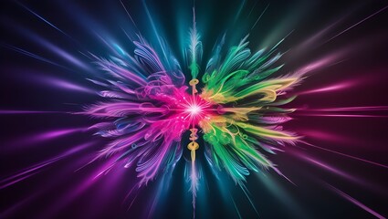 Mesmerizing 3D Abstract Multicolor Visualization"