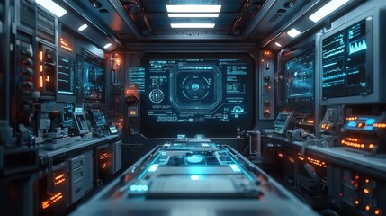 Obraz premium High tech healthcare innovations utilized by medical professionals.