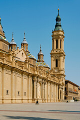 Obraz premium Cathedral of Our Lady of the Pillar, Zaragoza, Spain