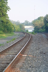 Fototapeta premium train track to nowhere