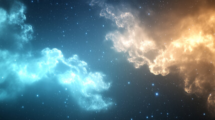 Obraz premium Colorful space galaxy cloud nebula. Stary night cosmos. Universe science astronomy. Supernova background wallpaper