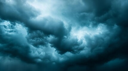 Obraz premium Stormy Majesty, a powerful landscape showcasing swirling clouds and fierce winds, reflecting nature's emotional depth, with a minimalist backdrop enhancing its raw intensity.