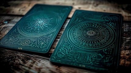 Fototapeta premium tarot cards 