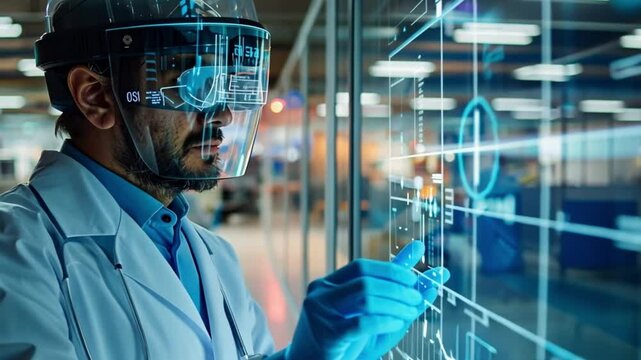 Scientific Experiments with Technology Devices footage