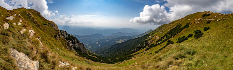Fototapeta premium Southern Alps, Italy, View of valley