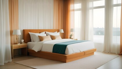 Photo interior modern design room 3d illustration