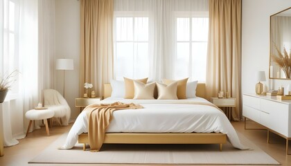 Photo interior modern design room 3d illustration