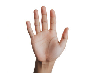 Obraz premium Close-Up of Raised Hand