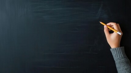 Close-up of a hand-drawn business plan on a chalkboard, creative business strategy