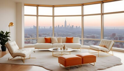 Photo interior modern design room 3d illustration
