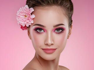 Naklejka premium Beauty girl image 