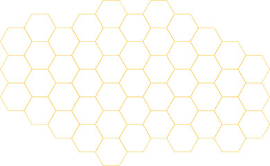 Hexagon Honeycomb Outlines