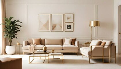 Photo interior modern design room 3d illustration