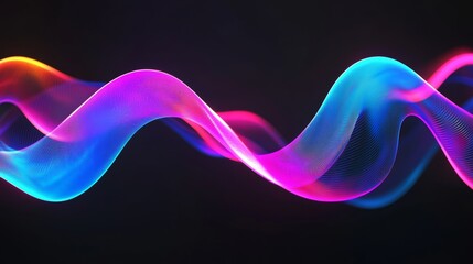 Abstract high-speed moving motion light trail for banners or posters in a futuristic technology pattern