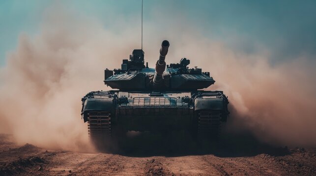 Powerful Tank in Action